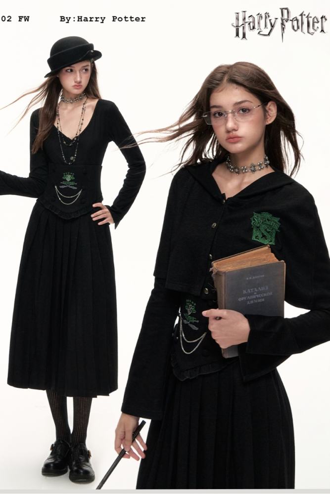 Kyouko & Harry Potter Collaborated Knitted Dress Set Harry Potter Clothes