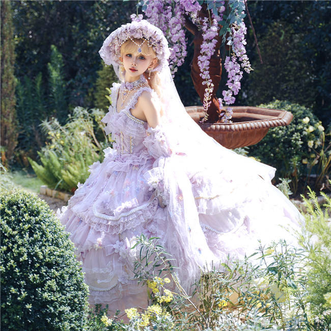 Cat Fairy Runaway Princess Elegant Qi Lolita JSK | My Lolita Dress Official