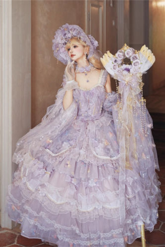 Tea Party Purple Princess Jumper Hime Lolita Dress