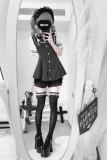 Bug Starting Dream Ode Stripe Black Set Jirai Kei Outfits