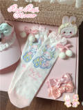Roji  and Momo Sweet Print Lolita Short Socks