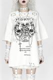 AO Space The Netherworld Punk Print T Shirt Jirai Kei Fashion