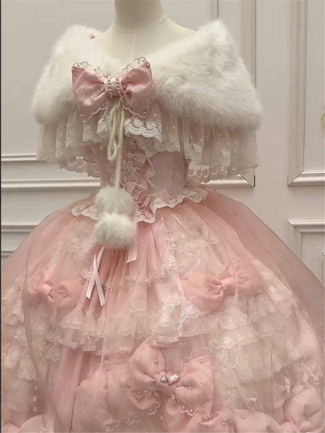 Meng Fu Zi Princess Gem Hime Lolita Dress and Underskirt Full Set