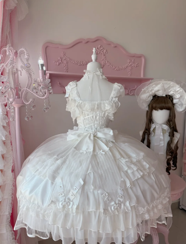 Meng Fu Zi Princess Gem Hime Lolita Dress and Underskirt Full Set