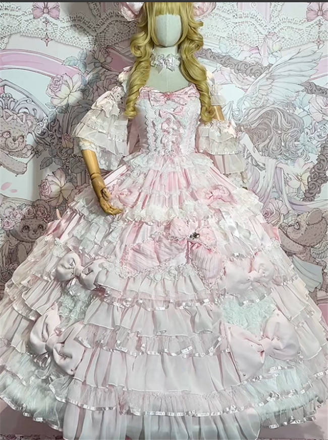Meng Fu Zi Princess Gem Hime Lolita Dress and Underskirt Full Set