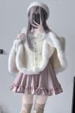 Kanna Winter Sweetheart Shiro Cape Jirai Kei Outfits