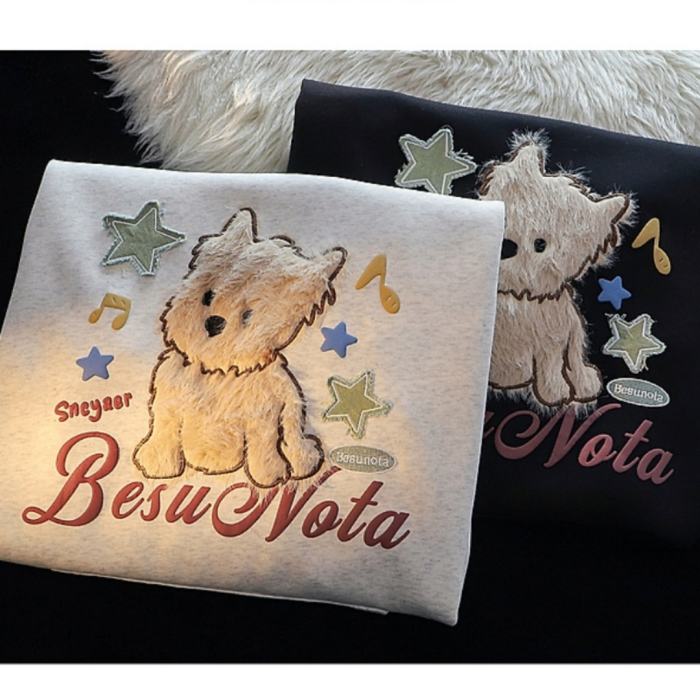 Intelligence Agency Fluffy Puppy Hoodie Jirai Kei Clothing