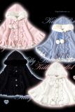 Kitty Bxllet Fluffy Sweetheart Hoodie Cape Jirai Kei Outfits