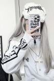 Tricuspid C Speeding Mirror Subculture Prints Sportswear Jirai Kei Outfits