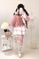 Kitty Bxllet Fluffy Sweetheart Hoodie Cape Jirai Kei Outfits