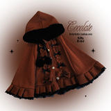 Kitty Bxllet Fluffy Sweetheart Hoodie Cape Jirai Kei Outfits