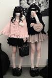 Kitty Bxllet Fluffy Sweetheart Hoodie Cape Jirai Kei Outfits