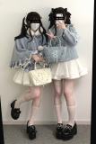 Kitty Bxllet Fluffy Sweetheart Hoodie Cape Jirai Kei Outfits