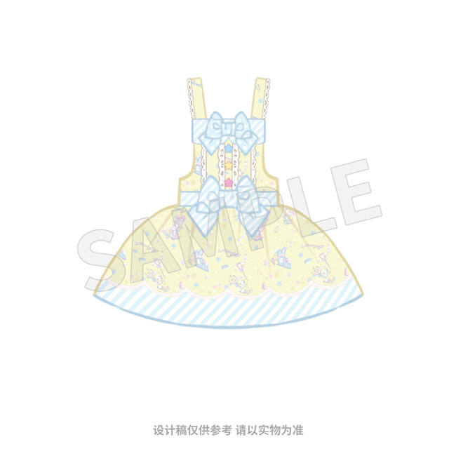 The Sanrio Collaborated Stars Jelly 1.0 Sweet Lolita JSK and Salopette