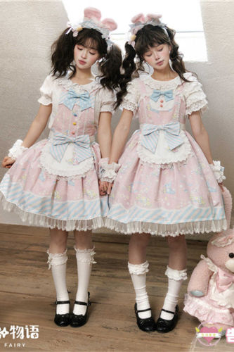 The Sanrio Collaborated Stars Jelly 1.0 Sweet Lolita JSK and Salopette