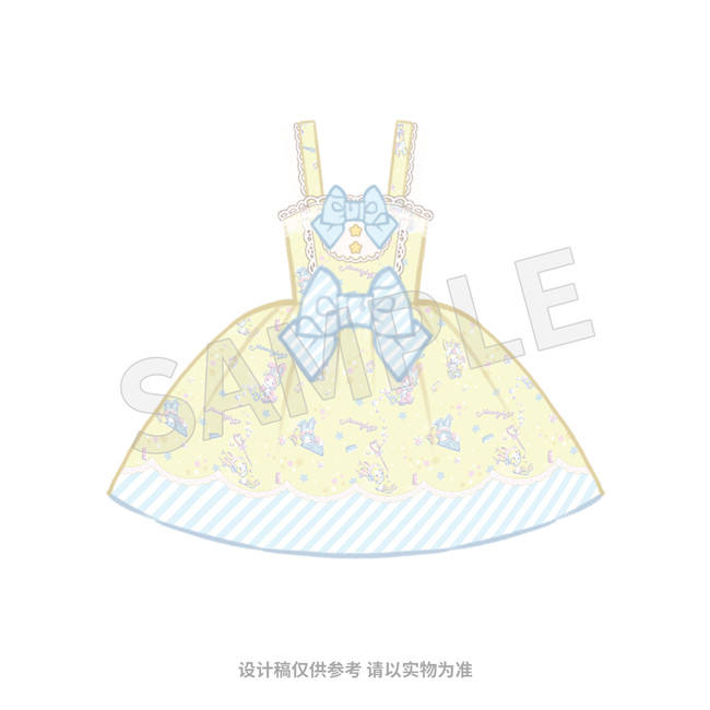The Sanrio Collaborated Stars Jelly 1.0 Sweet Lolita JSK and Salopette