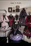 V-castle and Ms LUTRA Collaborated Lolita Dress Cape and Hair Accessories
