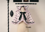 V-castle and Ms LUTRA Collaborated Lolita Dress Cape and Hair Accessories