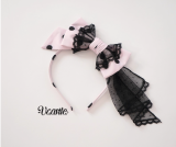 V-castle and Ms LUTRA Collaborated Lolita Dress Cape and Hair Accessories