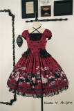 V-castle and Ms LUTRA Collaborated Lolita Dress Cape and Hair Accessories