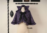 V-castle and Ms LUTRA Collaborated Lolita Dress Cape and Hair Accessories