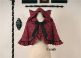 V-castle and Ms LUTRA Collaborated Lolita Dress Cape and Hair Accessories
