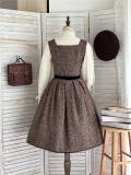 Miss Point Earl Grey Tea 2.0 Retro Corset Lolita JSK Dress and Cape