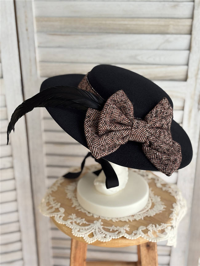 Miss Point Earl Grey Tea 2.0 Retro Lolita Hat Accessories