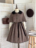 Miss Point Earl Grey Tea 2.0 Retro Corset Lolita JSK Dress and Cape