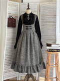 Miss Point Earl Grey Tea 2.0 Retro Corset Lolita JSK Dress and Cape