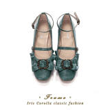 Iris Corolla Picture Frame Real Leather Bows Shoes