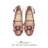 Iris Corolla Picture Frame Real Leather Bows Shoes