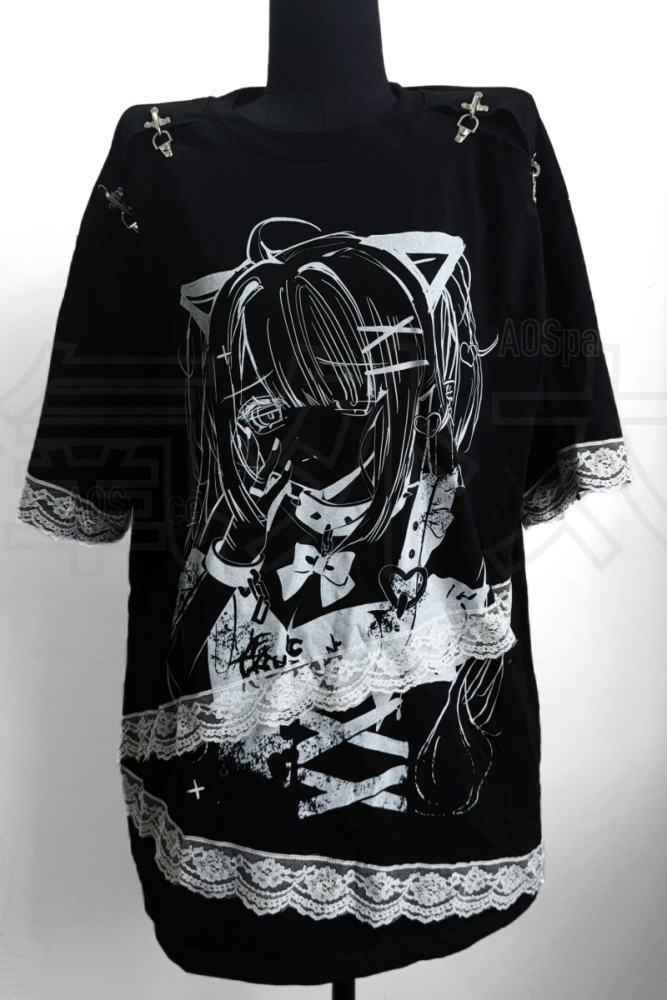 AO Space Devouring Love Comic Print T Shirt Jirai Kei Clothes