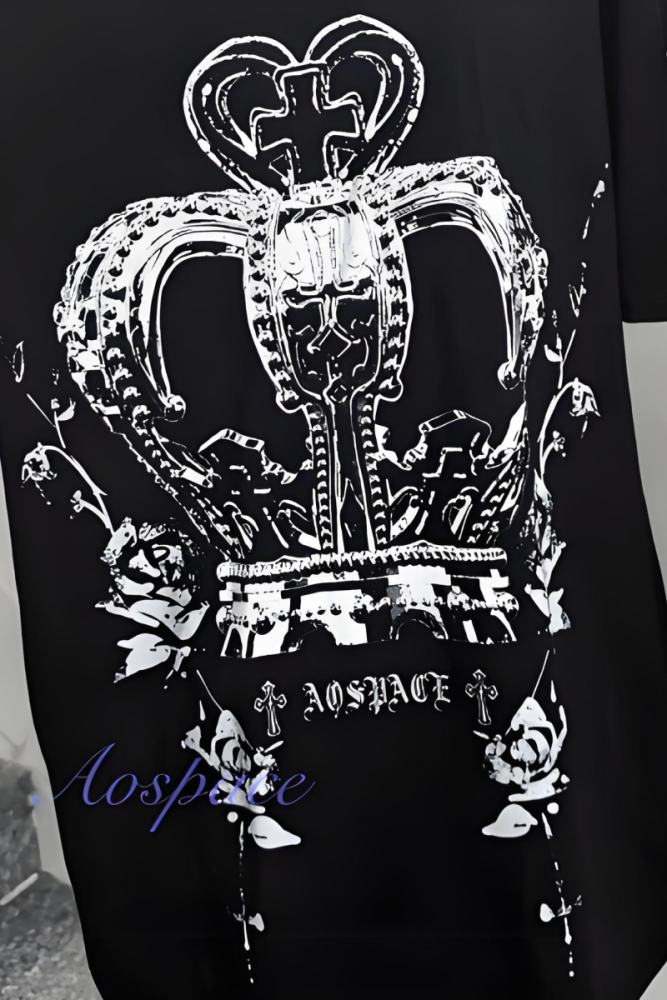 AO Space Sailor Collar Off Shoulder T Shirt Jirai Kei Fashion