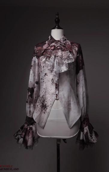 Lilith House Horrible Wonderland Long Sleeves Lolita Blouse