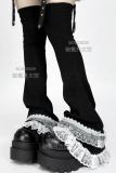 AO Space Lacework Above Knee High Leg Covers Jirai Kei Fashion