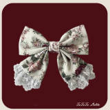 Burgundy Roses Old School Floral Lolita Dress,  Cape, Blouse and Accessories