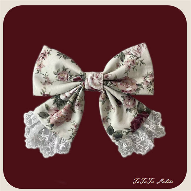 Burgundy Roses Old School Floral Lolita Dress, Cape, Blouse and Accessories