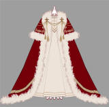 Imperial Coronation Women's Fleece-lined Thick Warm Cape and One Piece