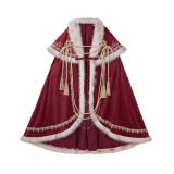 Imperial Coronation Women's Fleece-lined Thick Warm Cape and One Piece