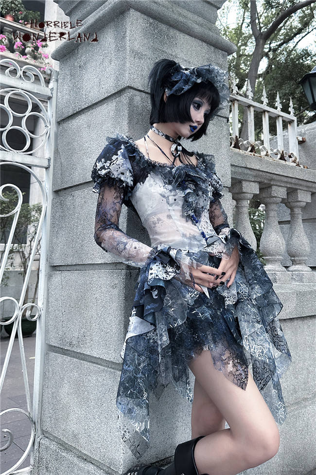 Lilith House Horrible Wonderland Gothic Jabot/Necktie