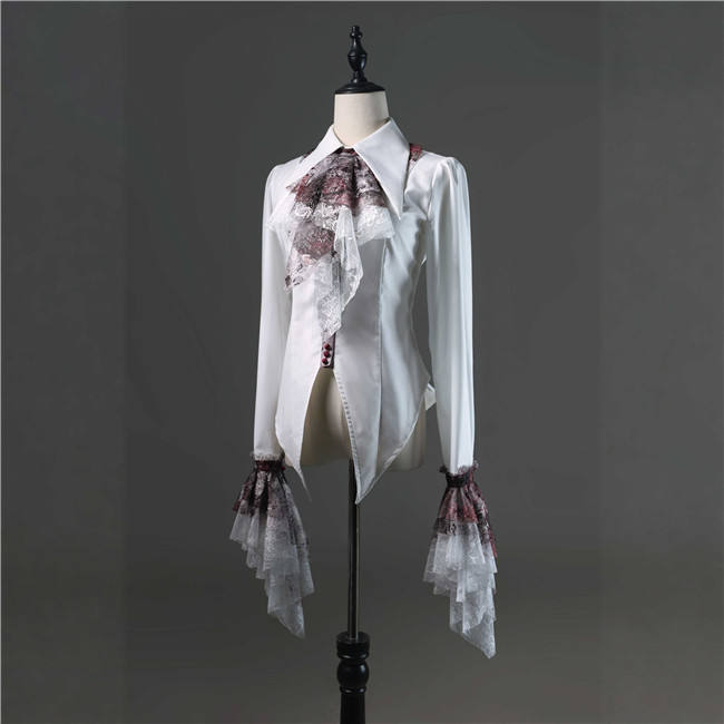 Lilith House Horrible Wonderland Pointed Collar Gothic Lolita Blouse