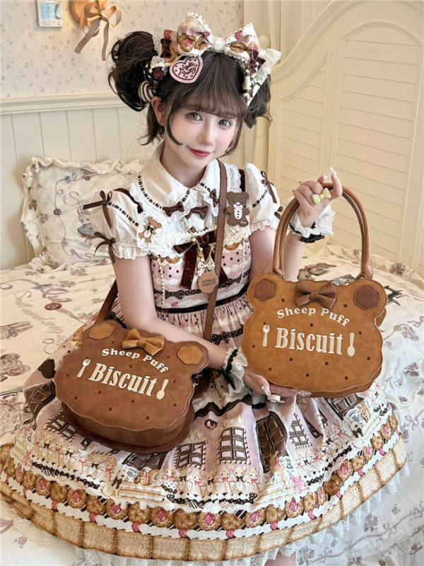 Sheep Puff Little Bear Cookie Sweet Lolita Bag
