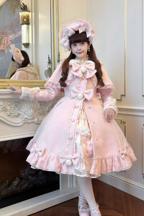 Meng Fu Zi Princess Rabbit Sweet Lolita Coat and Cape