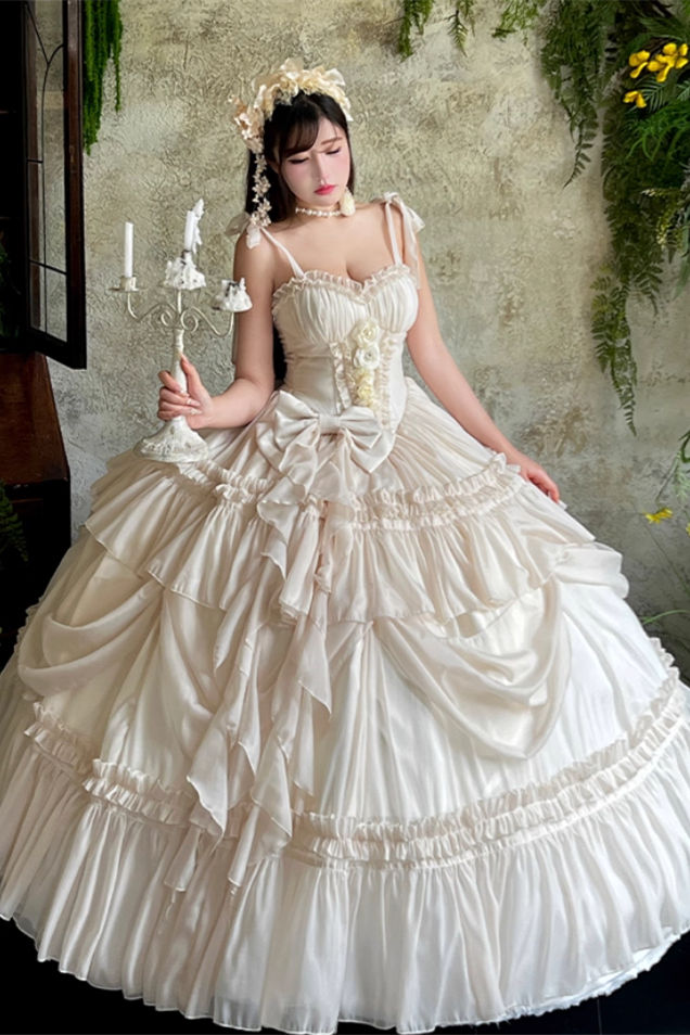 Diamond Honey Apricot Princess Dress