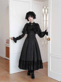 Day and Night Classic Lolita Dress and Cape