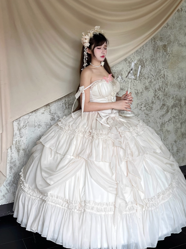 Diamond Honey Apricot Princess Dress