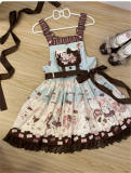 Twilight Crush Chocolate Mew  Sweet Lolita Dress and Accessories