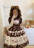 Twilight Crush Chocolate Mew  Sweet Lolita Dress and Accessories