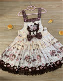Twilight Crush Chocolate Mew  Sweet Lolita Dress and Accessories